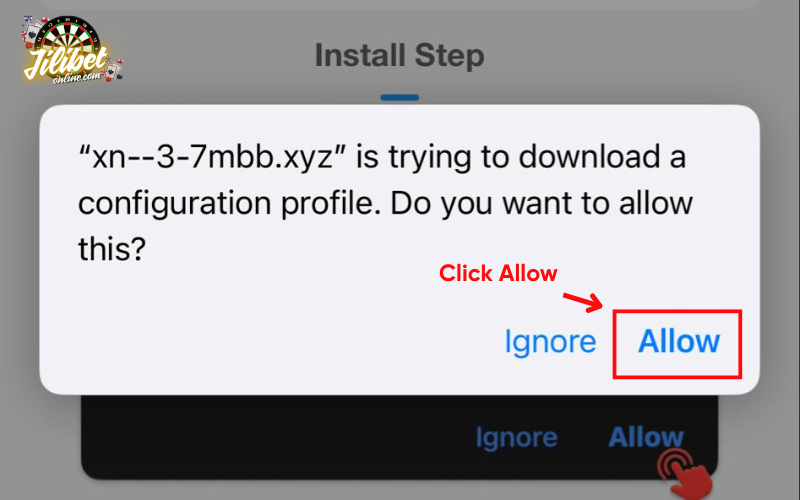 How to Download Jilibet APP 3 click-allow-to-confirm