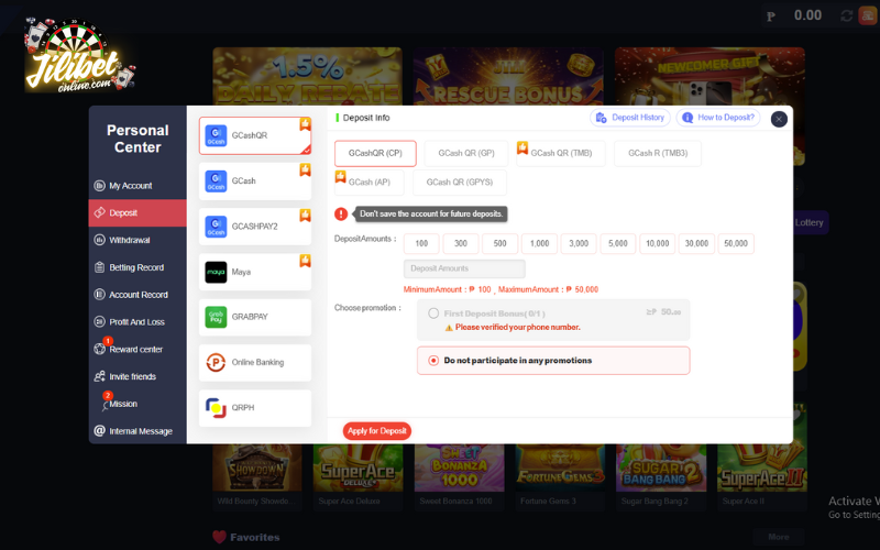 Is Jilibet legit or not? 8 jilibet-deposit-methods