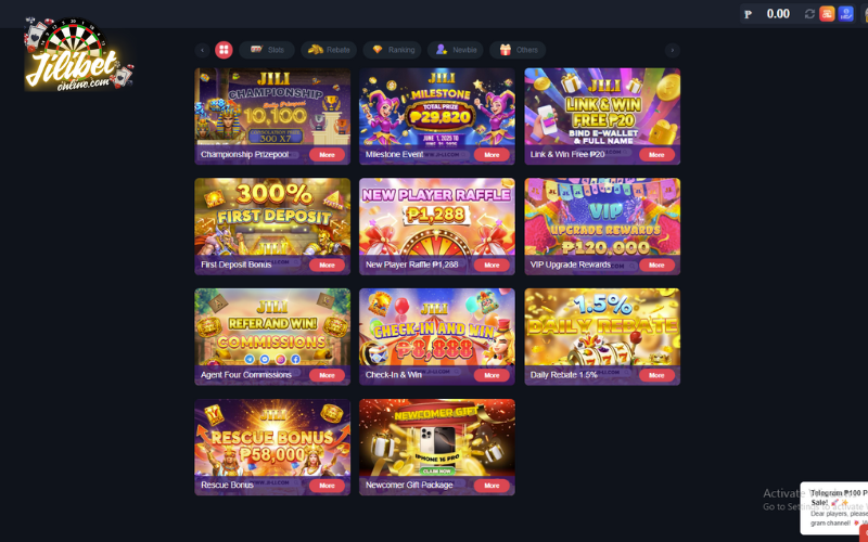 jilibet-promotion-interface