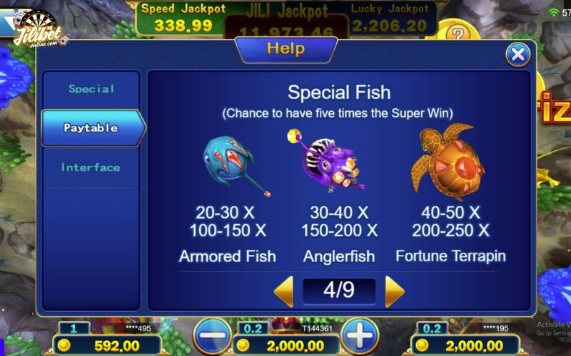 pay-table-of-special-fish