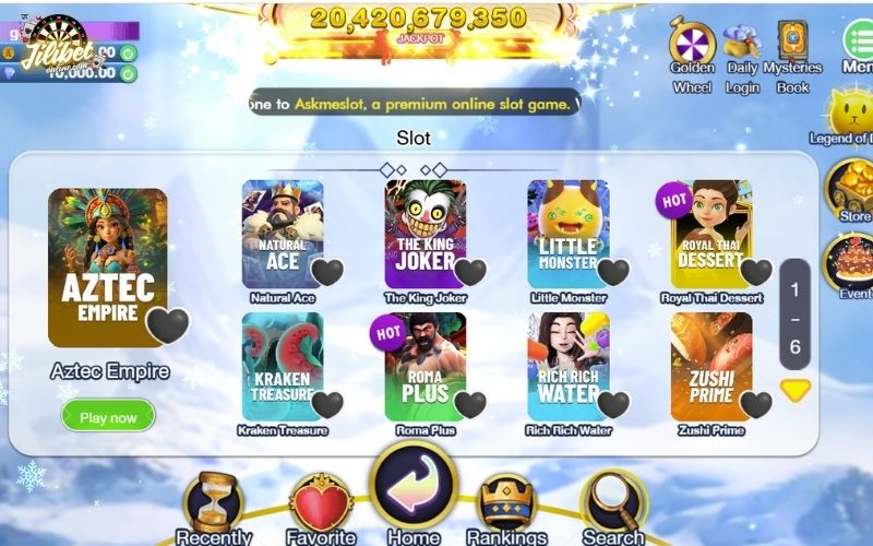 Diverse Games at Askme Slot Lobby
