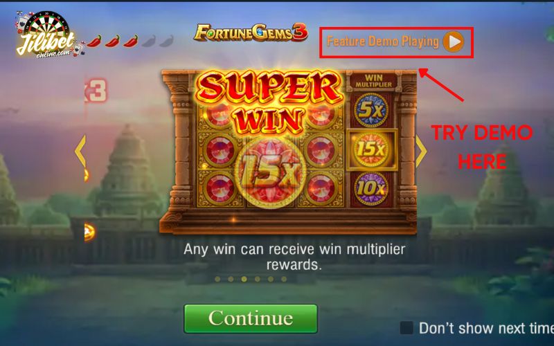 Try Fortune Gems 3 demo