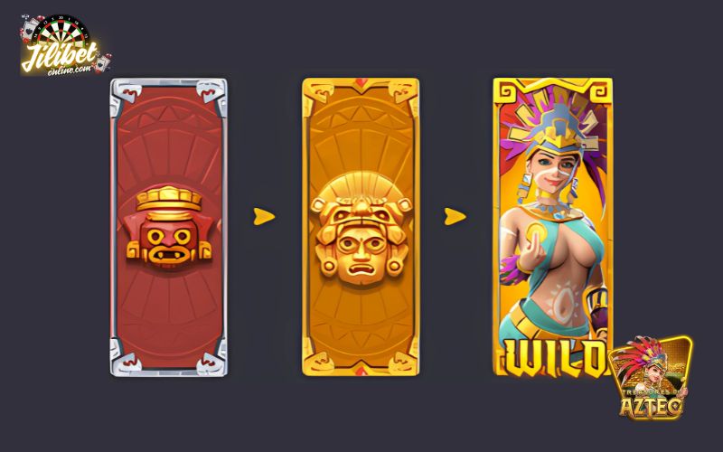 Watch for gold framed symbols