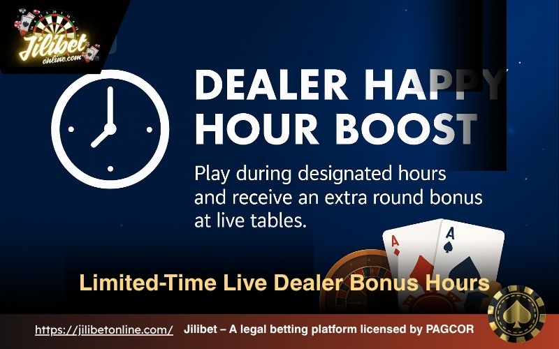 Enjoy bonus rounds during live dealer hours