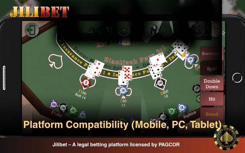 Check device compatibility before choosing a live blackjack site