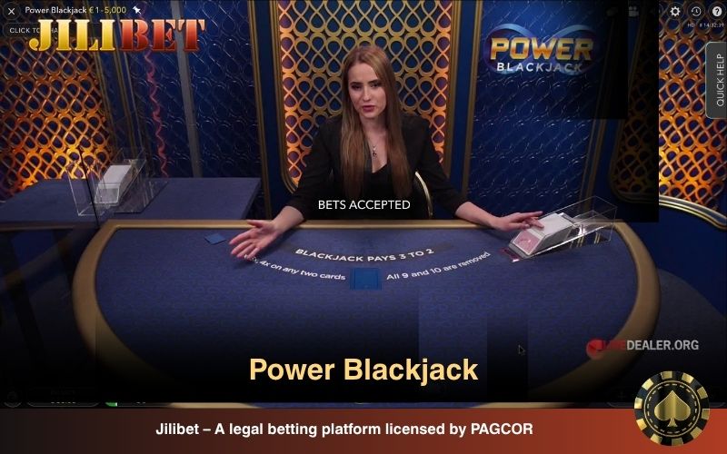 Best Live Dealer Blackjack Online Games - Power