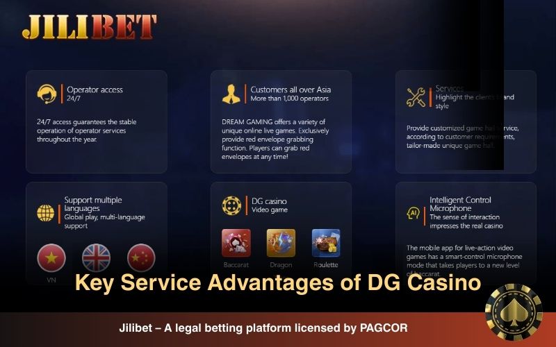 DG Casino’s full-service operational ecosystem