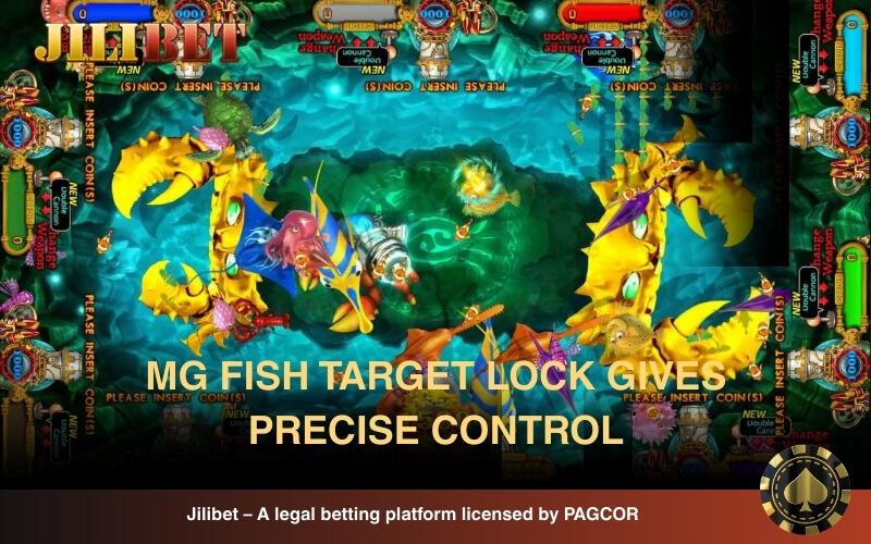 MG Fish target lock gives precise control on tough targets