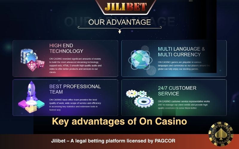 Core advantages that define the On Casino experience