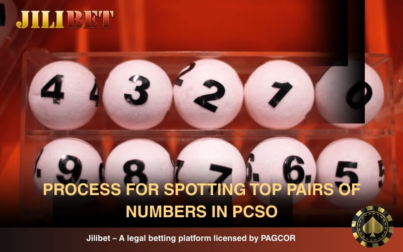 Process for spotting top pairs of numbers in PCSO draws