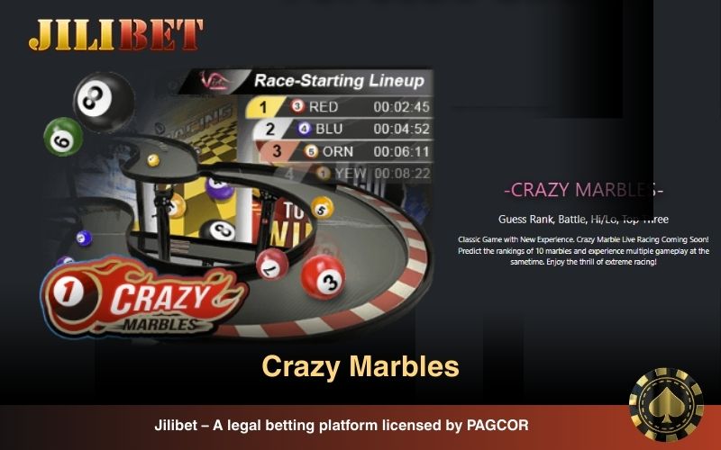 Fast-paced marble racing with prediction gameplay