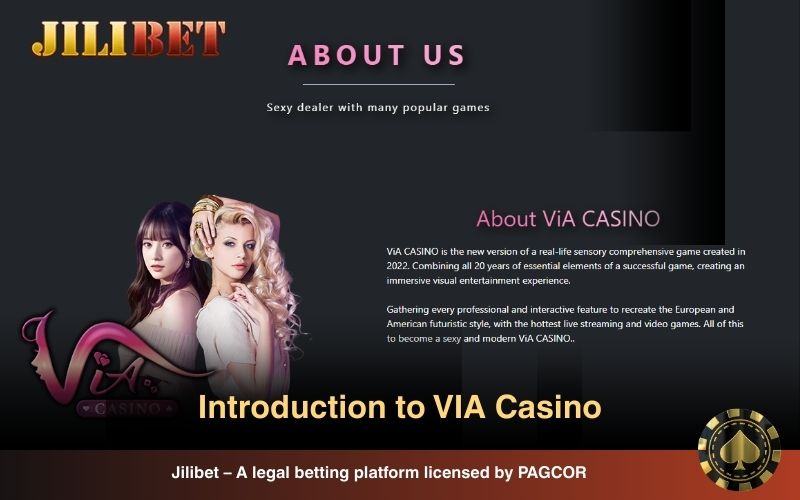 VIA Casino’s modern live-gaming style and premium features