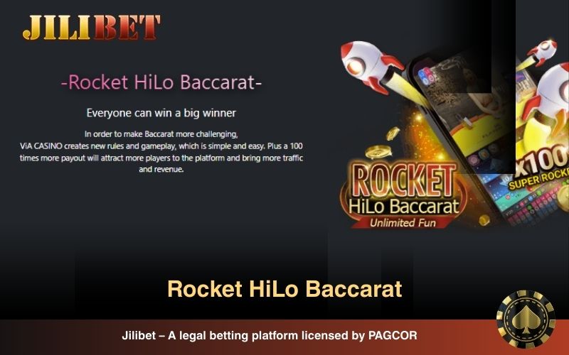 Modern HiLo Baccarat with explosive x100 payouts