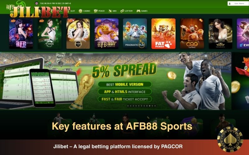 AFB88 interface integrates HD live streaming