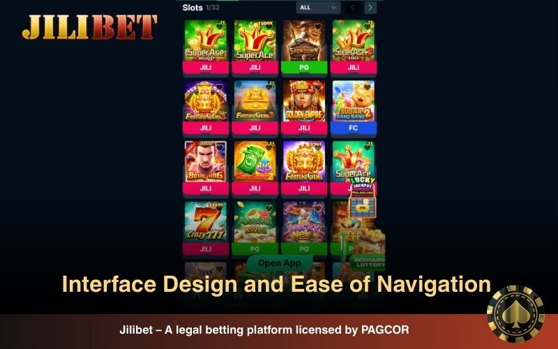 The interface layout supports both new and returning players