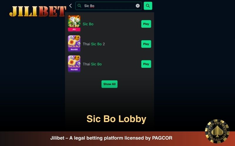 Lotus Sic Bo maintains a fast and consistent game pace