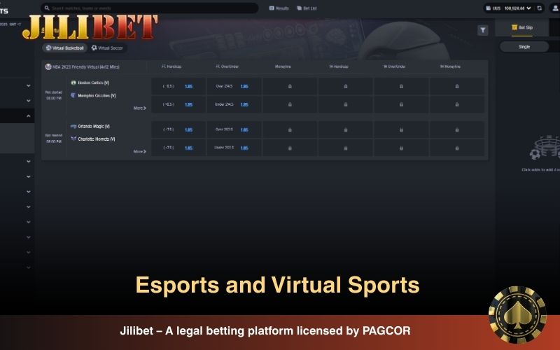 Esports and Virtual Sports at Jolly Sports