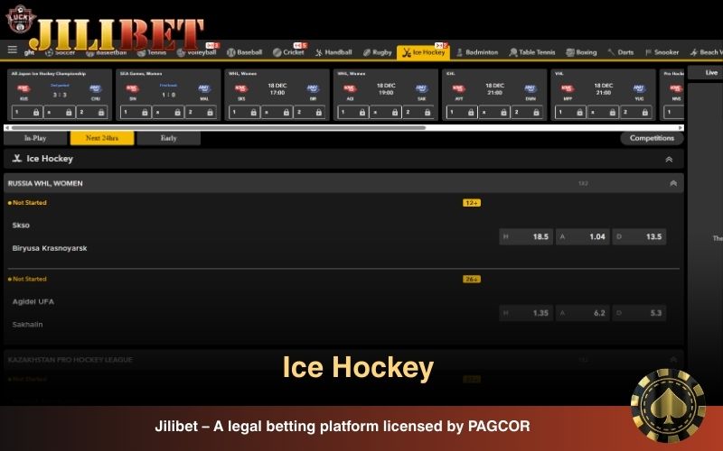 Lucky Sports Review – Premium Sportsbook Experience on Jilibet 8 Ice Hockey represents a profitable market on Lucky Sports
