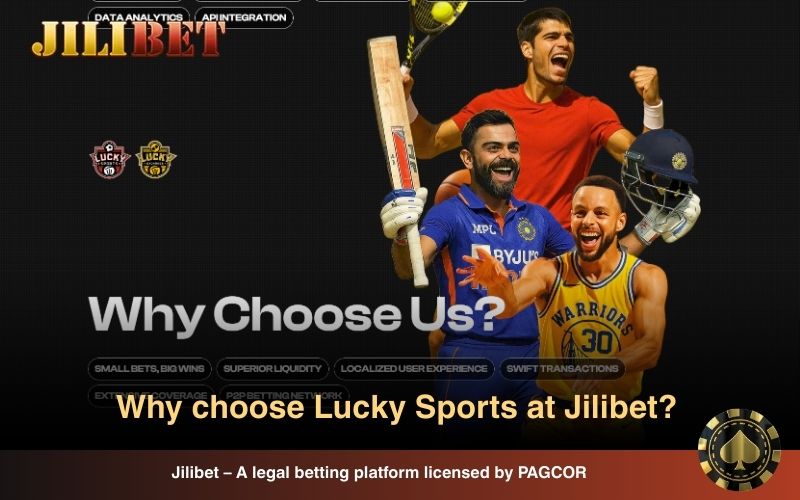 Lucky Sports Review – Premium Sportsbook Experience on Jilibet 9 Supports high-volume betting without odds distortion